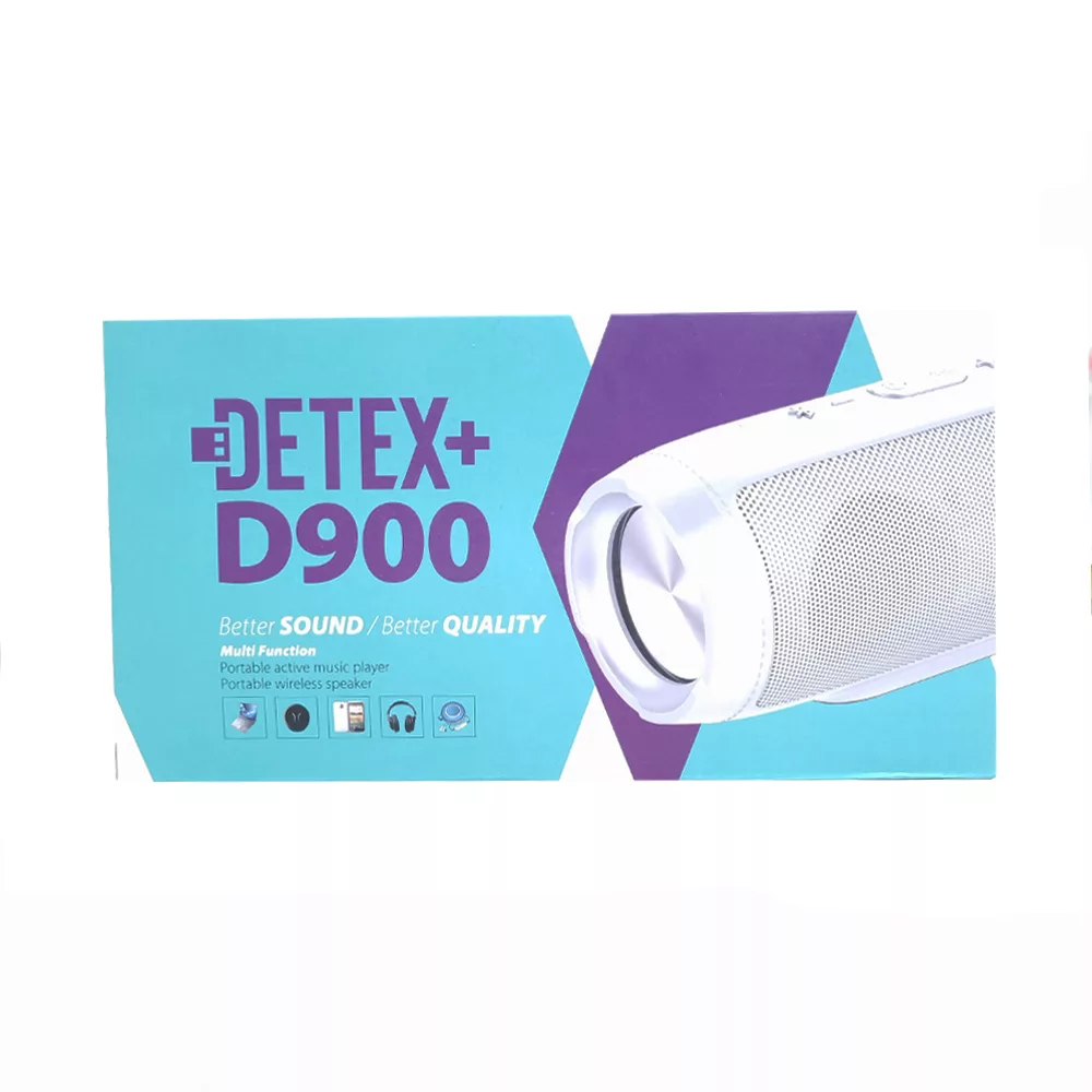 اسپیکر بلوتوثی قابل حمل دتکس پلاس مدل D900