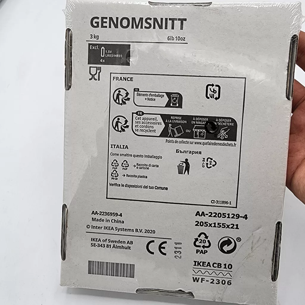 ترازوی آشپزخانه ایکیا مدل AN16 Genomsnitt