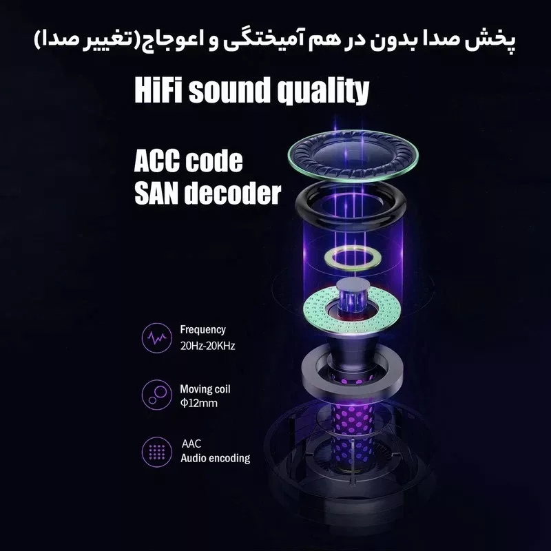 هندزفری بلوتوثی موزیک آپولو مدل NEUTRALDX