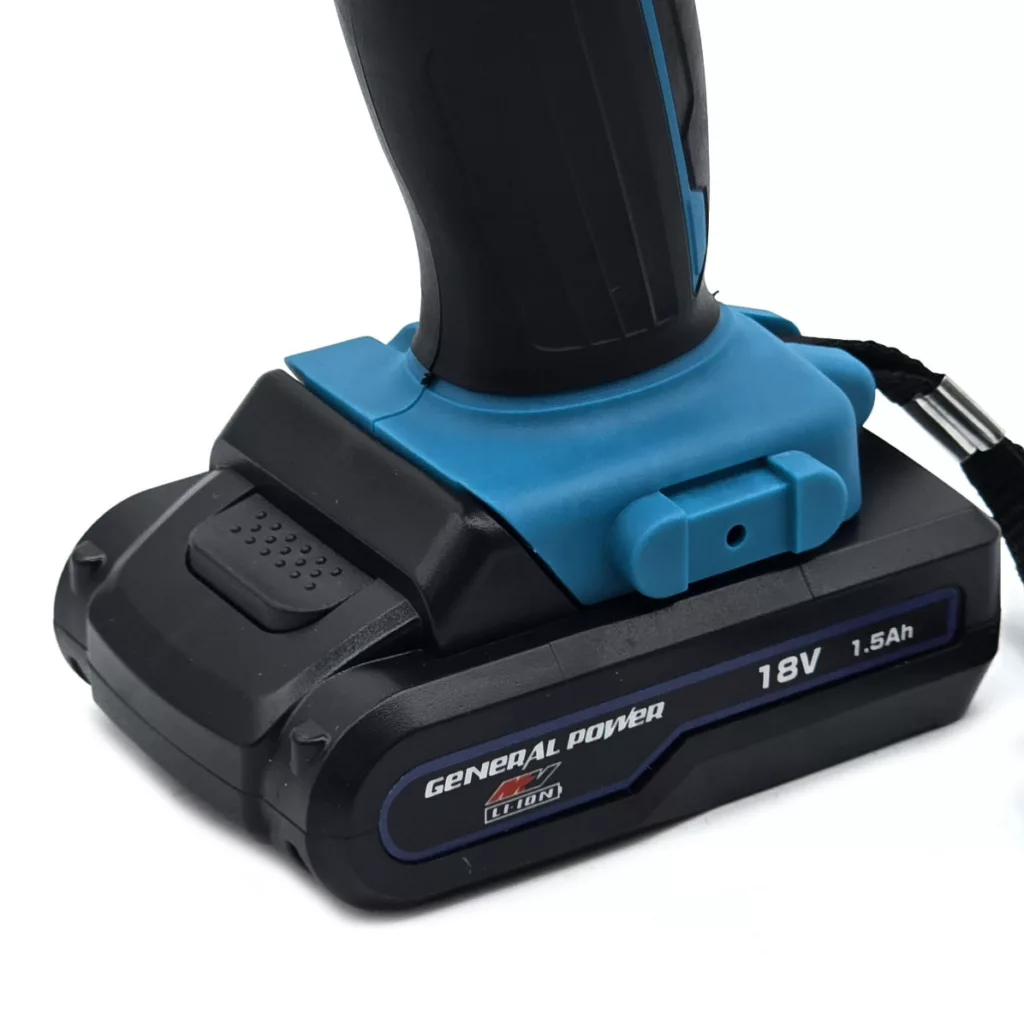 دریل پیچ گوشتی شارژی سه نظام 10 میلی متری 18 ولت جنرال پاور مدل 25N.M مجموعه 28 عددی