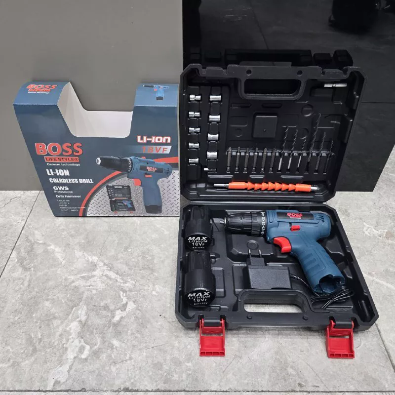 مجموعه 28 عددی دریل 10 میلیمتری 18 ولت باس مدل 18V-dual battery