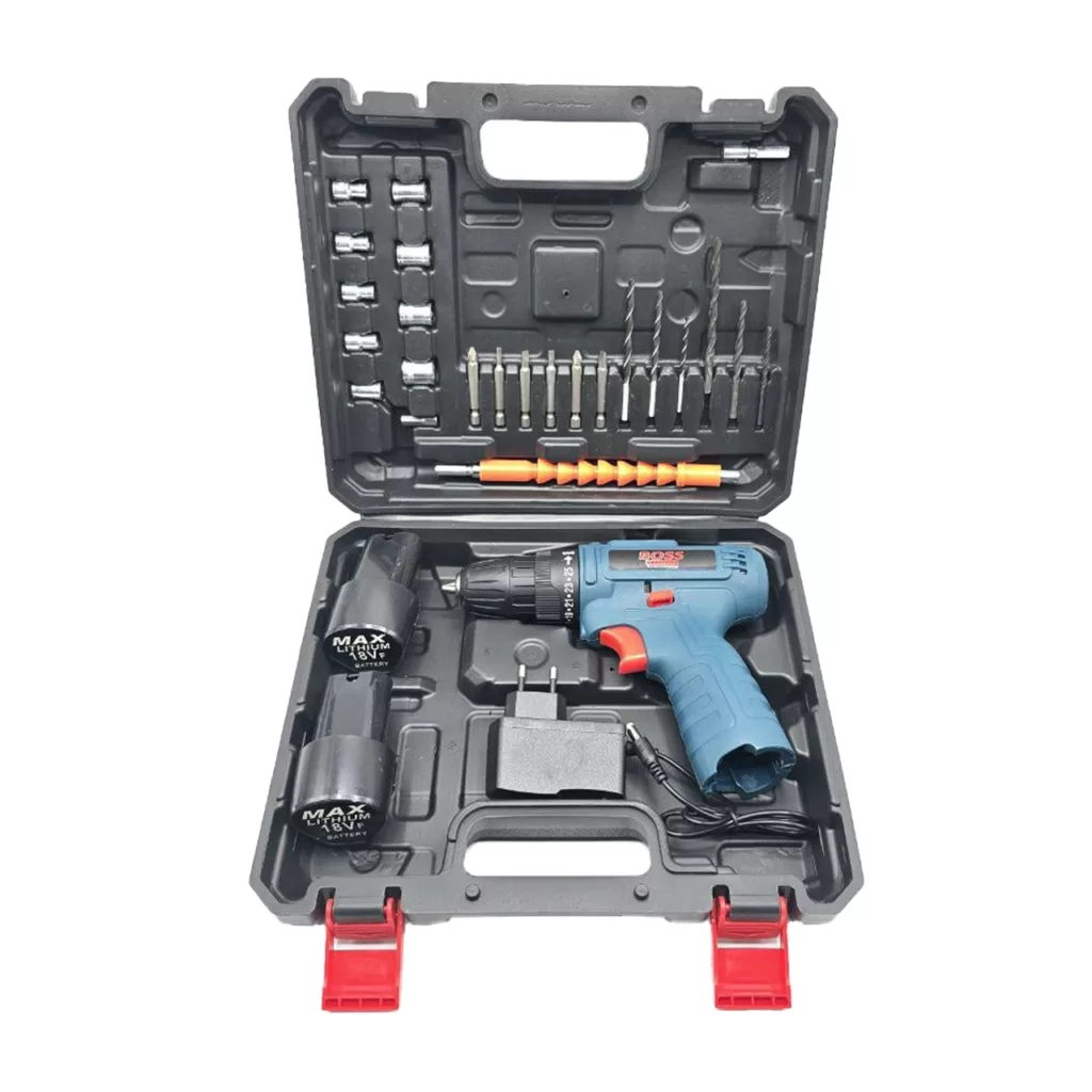 مجموعه 28 عددی دریل 10 میلیمتری 18 ولت باس مدل 18V-dual battery