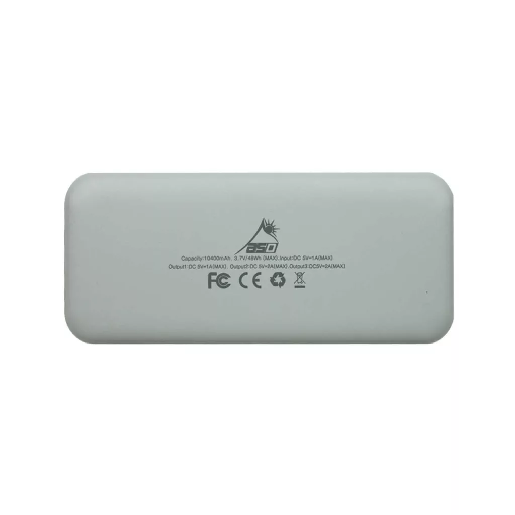 پاوربانک ای اس دی مدل SCAT ظرفیت 10400 میلی آمپر ساعت