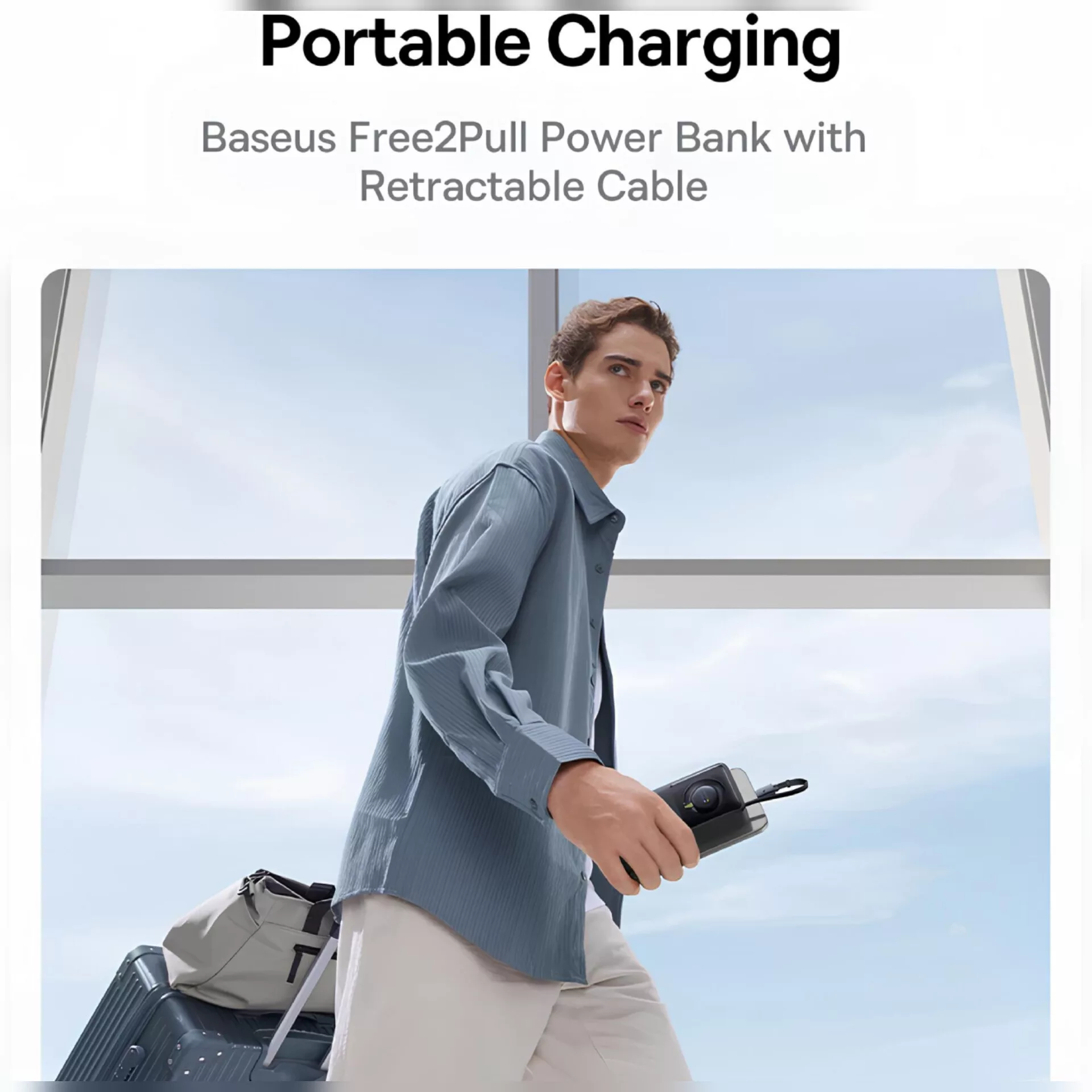 پاوربانک بیسوس مدل NOMOS 30W ظرفیت 20000 میلی آمپر ساعت