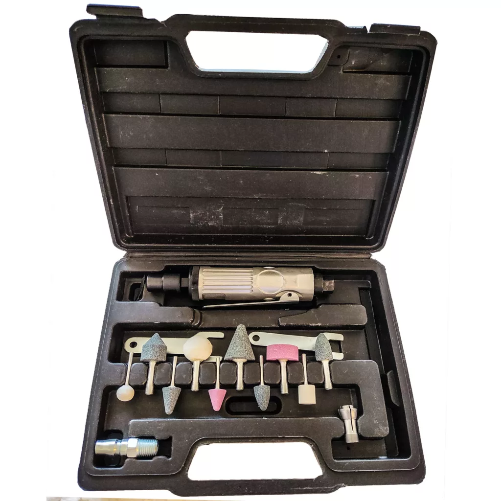 فرز انگشتی بادی ایر دای گریندر کیت مدل QSWD – 2212 مجموعه 16 عددی