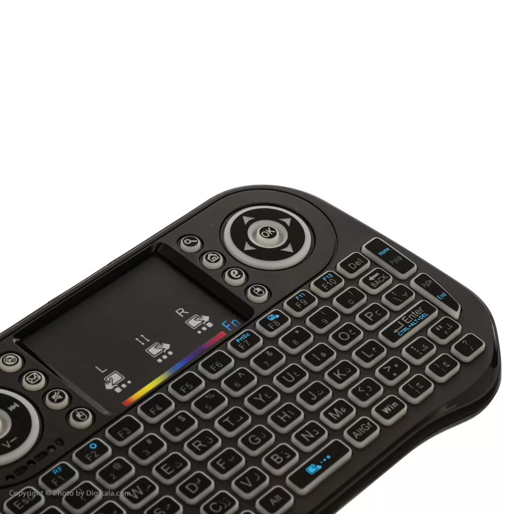 مینی کیبورد بی سیم همراه با تاچ پد مدل I10