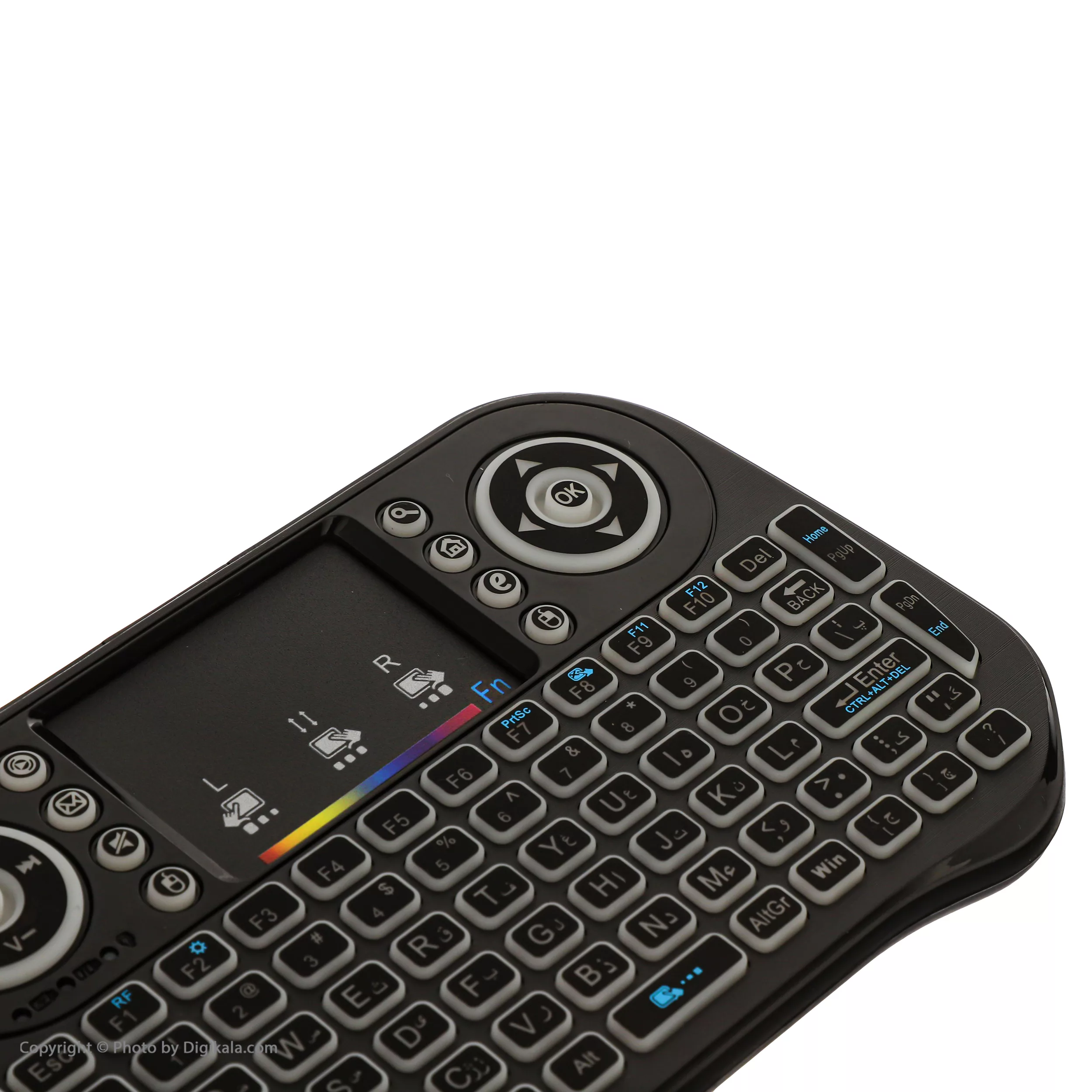 مینی کیبورد بی سیم همراه با تاچ پد مدل I10