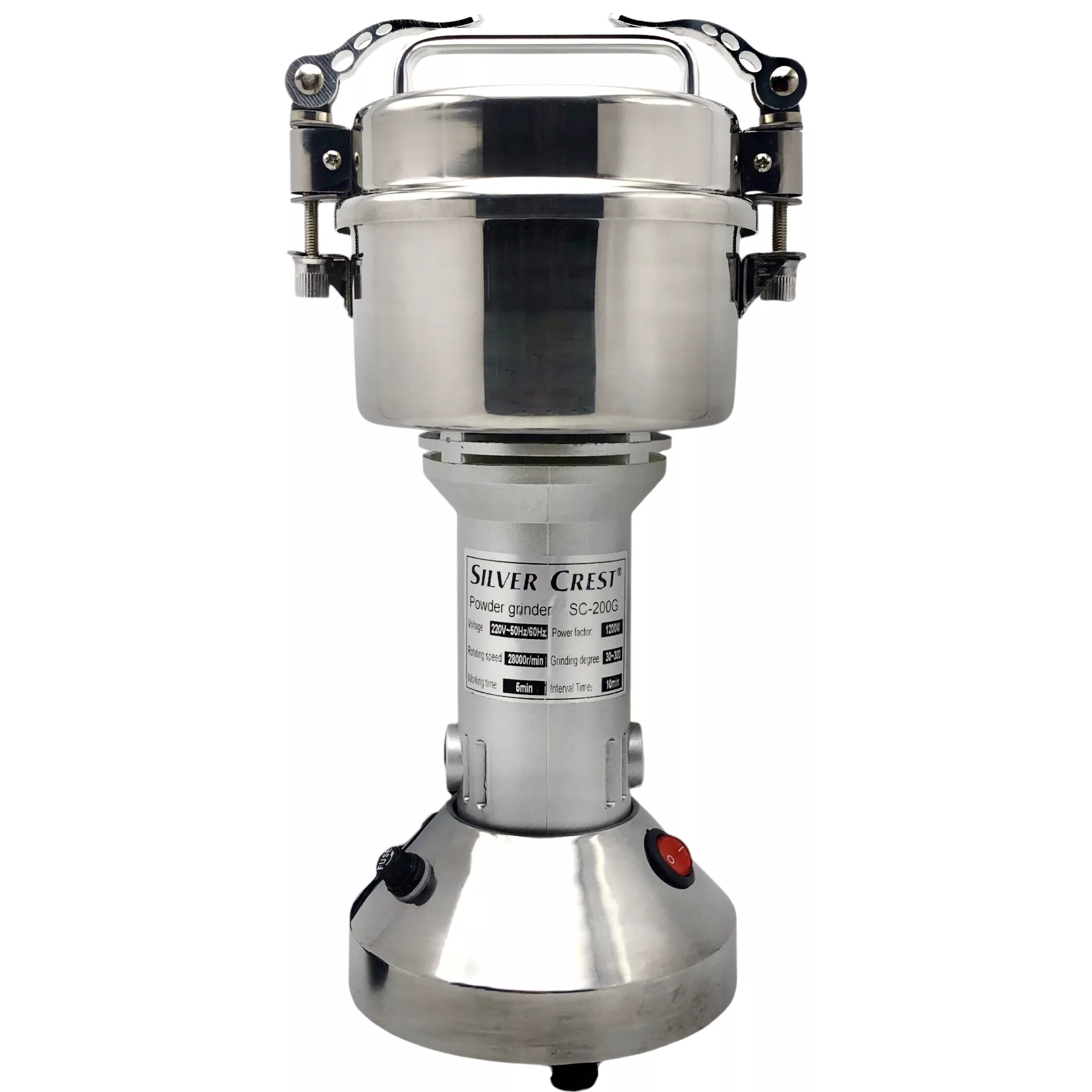 آسیاب صنعتی سیلور کرست مدل SC-200G آسیاب صنعتی سیلور کرست مدل SC-200G