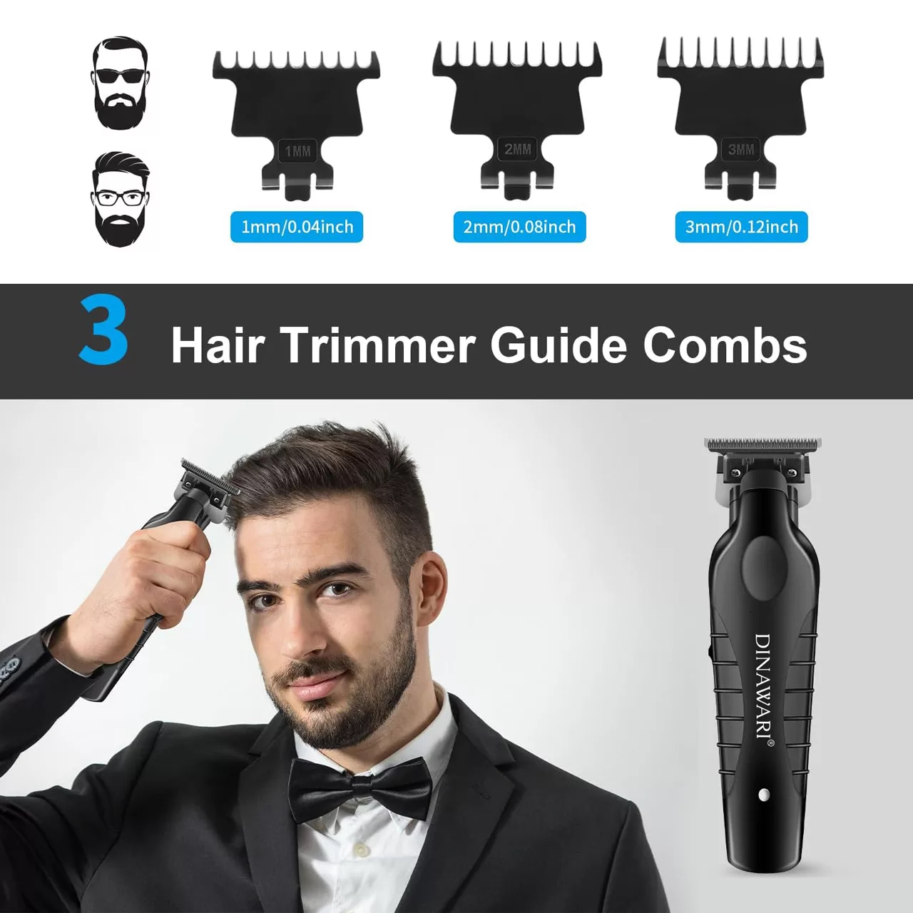 ماشین اصلاح موی سر و صورت شارژی دیناواری مدل D-147