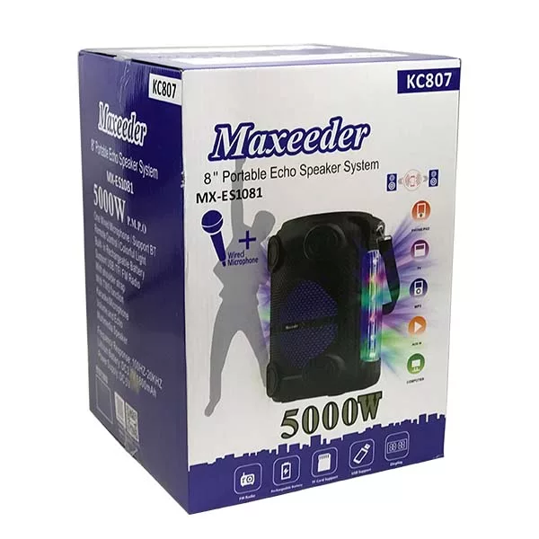 اسپیکر بلوتوثی قابل حمل مکسیدر مدل MX-ES1081 KC807