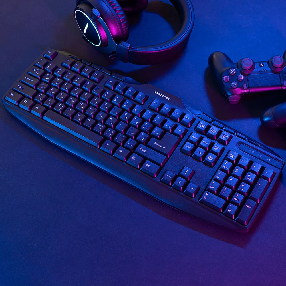 کیبورد بی سیم کینگ استار مدل KB63W