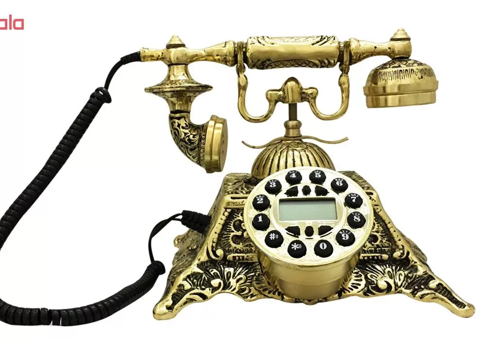 تلفن کلاسیک برنجی کد 01