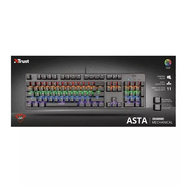 کیبورد مخصوص بازی تراست مدل GXT 865 ASTA MECHANICAL