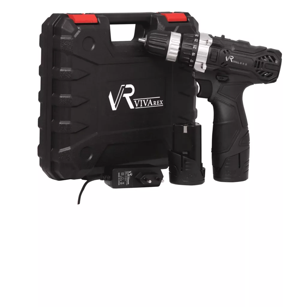 دریل پیچ گوشتی شارژی ویوارکس مدل VR12V-2A مجموعه 28 عددی