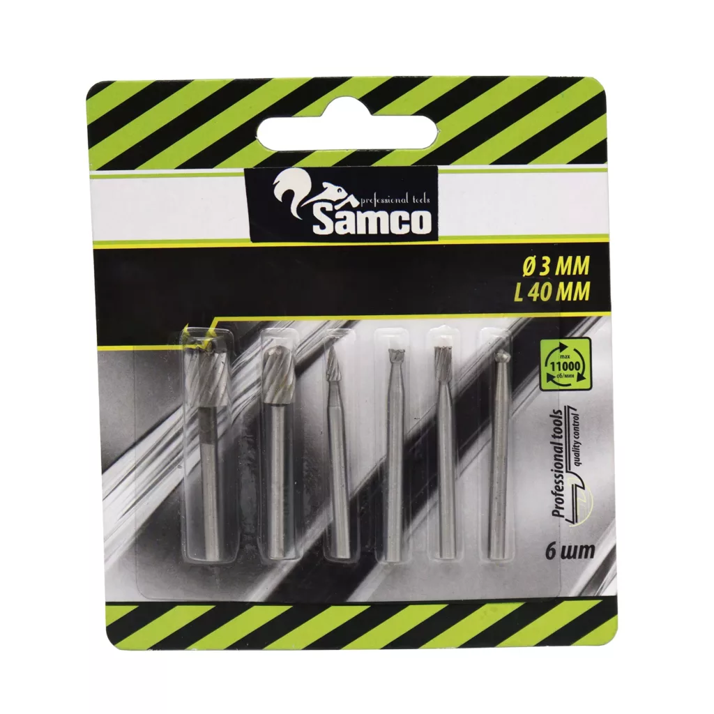 مته فرز فرم سامکو مدل چوب کد 06-YP-FORM مجموعه 6 عددی