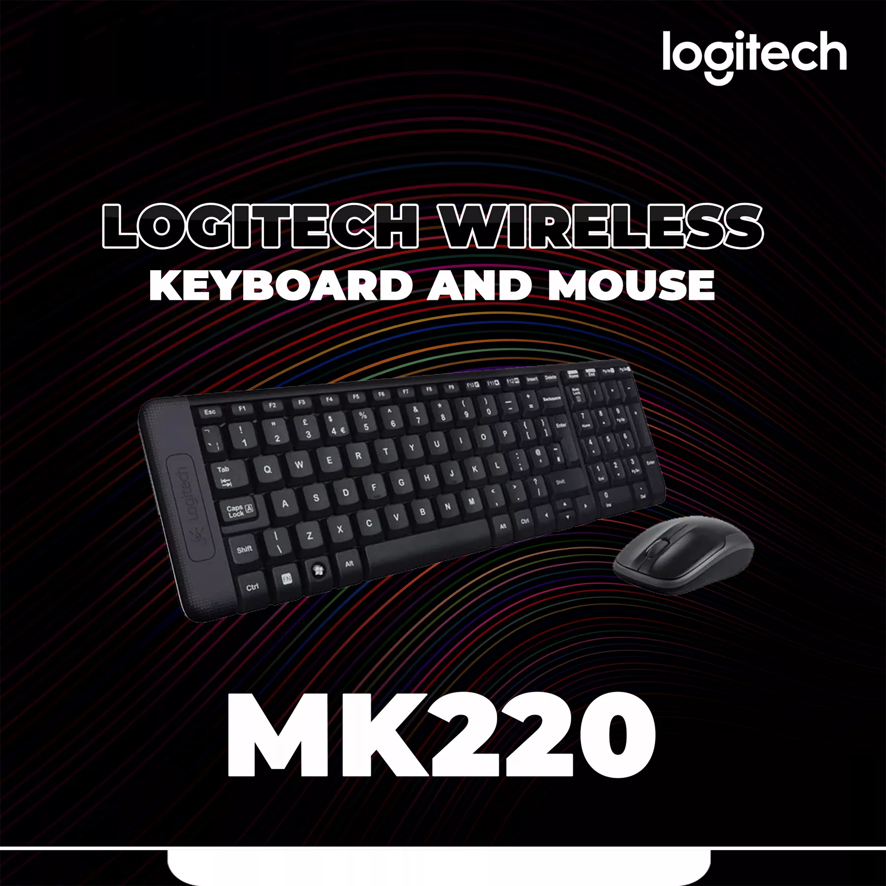 کیبورد و ماوس بی‌سیم لاجیتک مدل MK220، سوییچ ممبران ، Tenkeyless