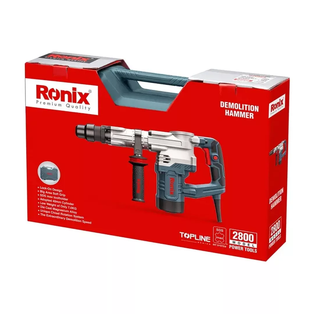 چکش تخریب سه نظام پنج شیار 1300 وات رونیکس مدل 2800