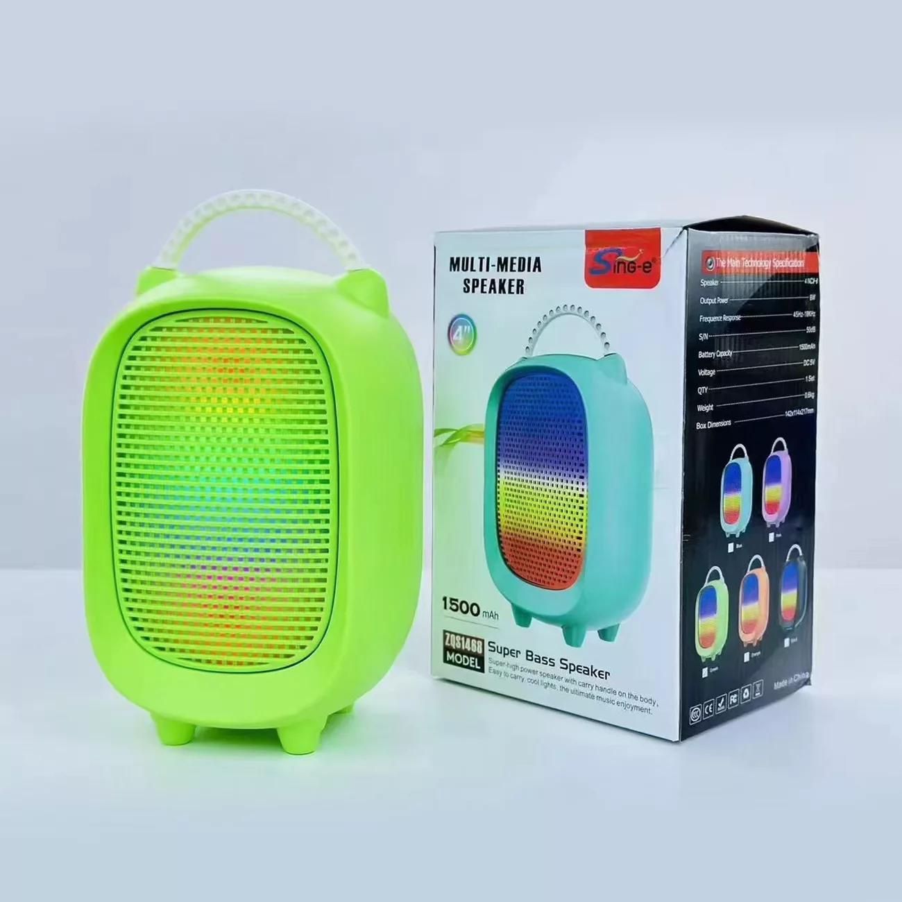 اسپیکر بلوتوثی قابل حمل سینگ مدل ZQS-1468