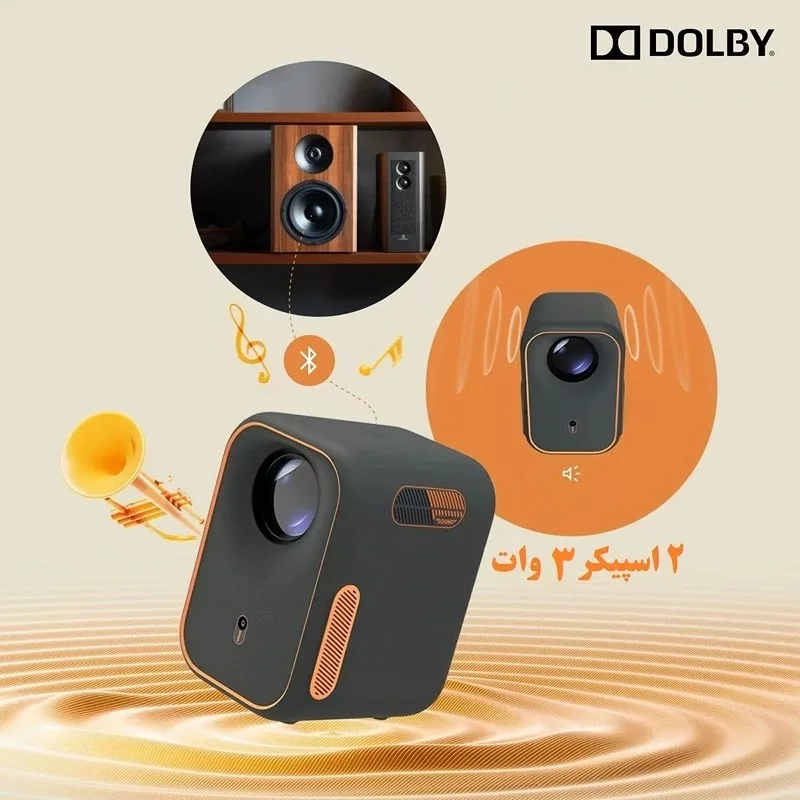 ویدئو پروژکتور قابل حمل مدل Xming Episode One Smart Projector(C015FGN)