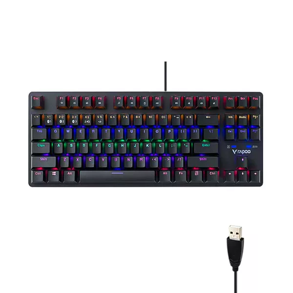 کیبورد گیمینگ مکانیکال رپو مدل V500PRO-87