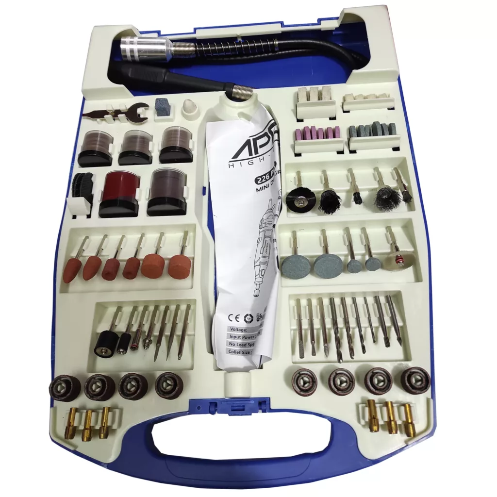 فرز مینیاتوری اپکس مدلSMT-APPEX-MINI DIE GRINDER KIT-226PCS-APX3226 مجموعه 226 عددی