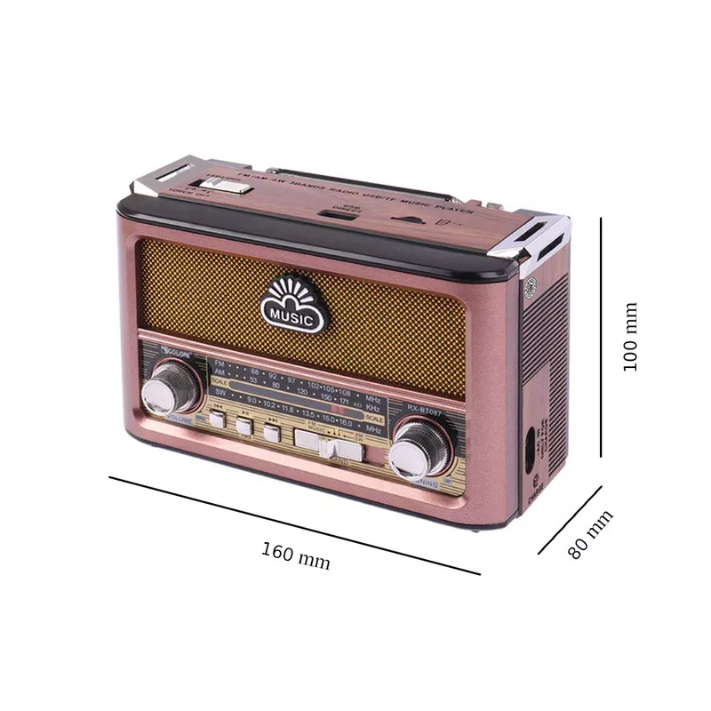 اسپیکر بلوتوثی قابل حمل گولون مدل RX-BT087