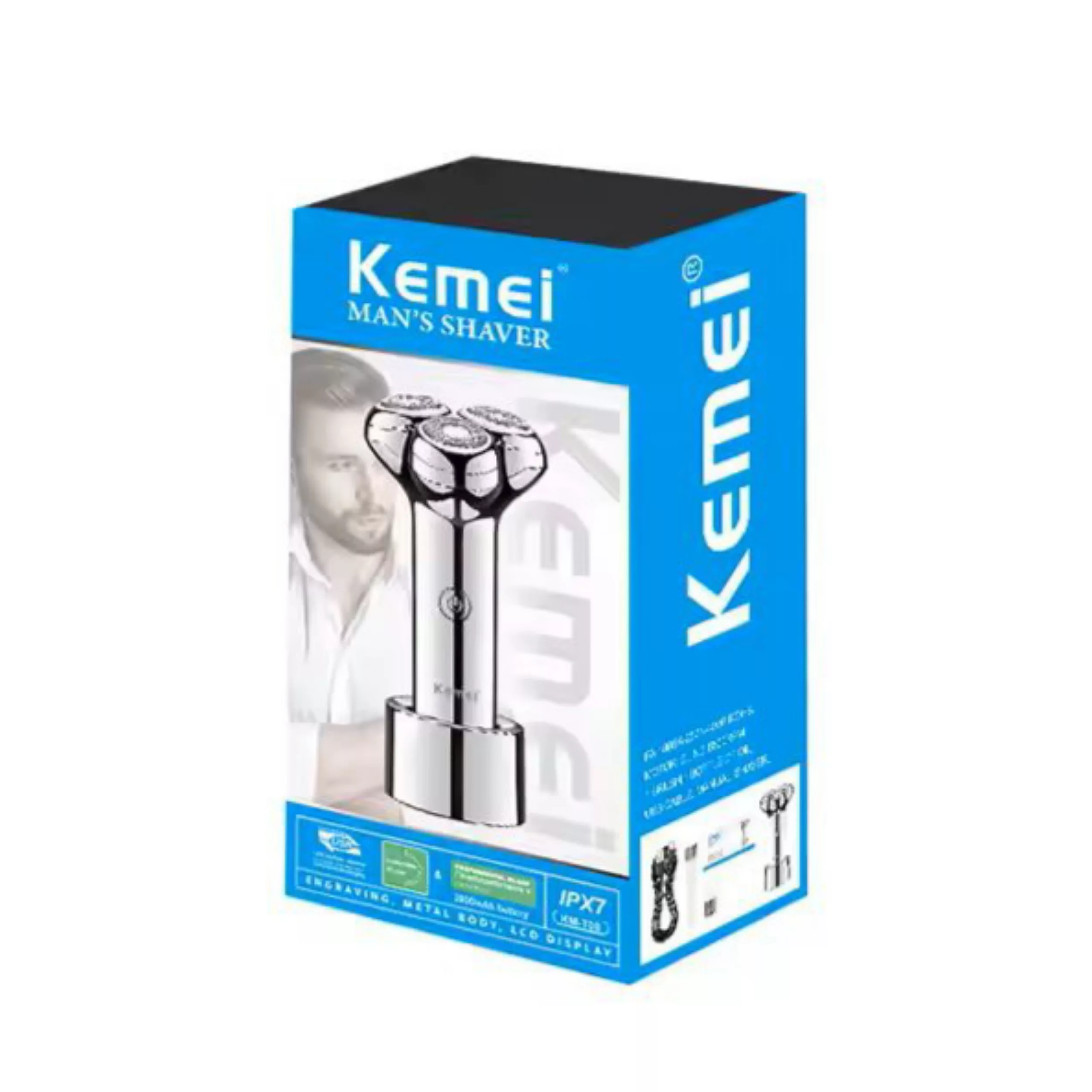ماشین اصلاح موی صورت شارژی کیمی مدل KM-T08