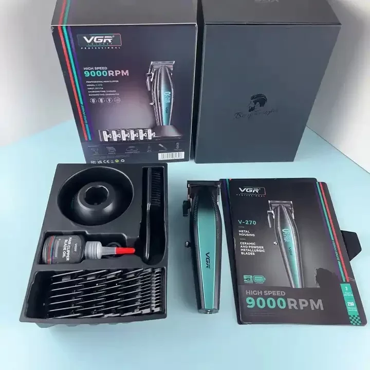 ماشین اصلاح موی سر و صورت وی جی ار مدل v-270