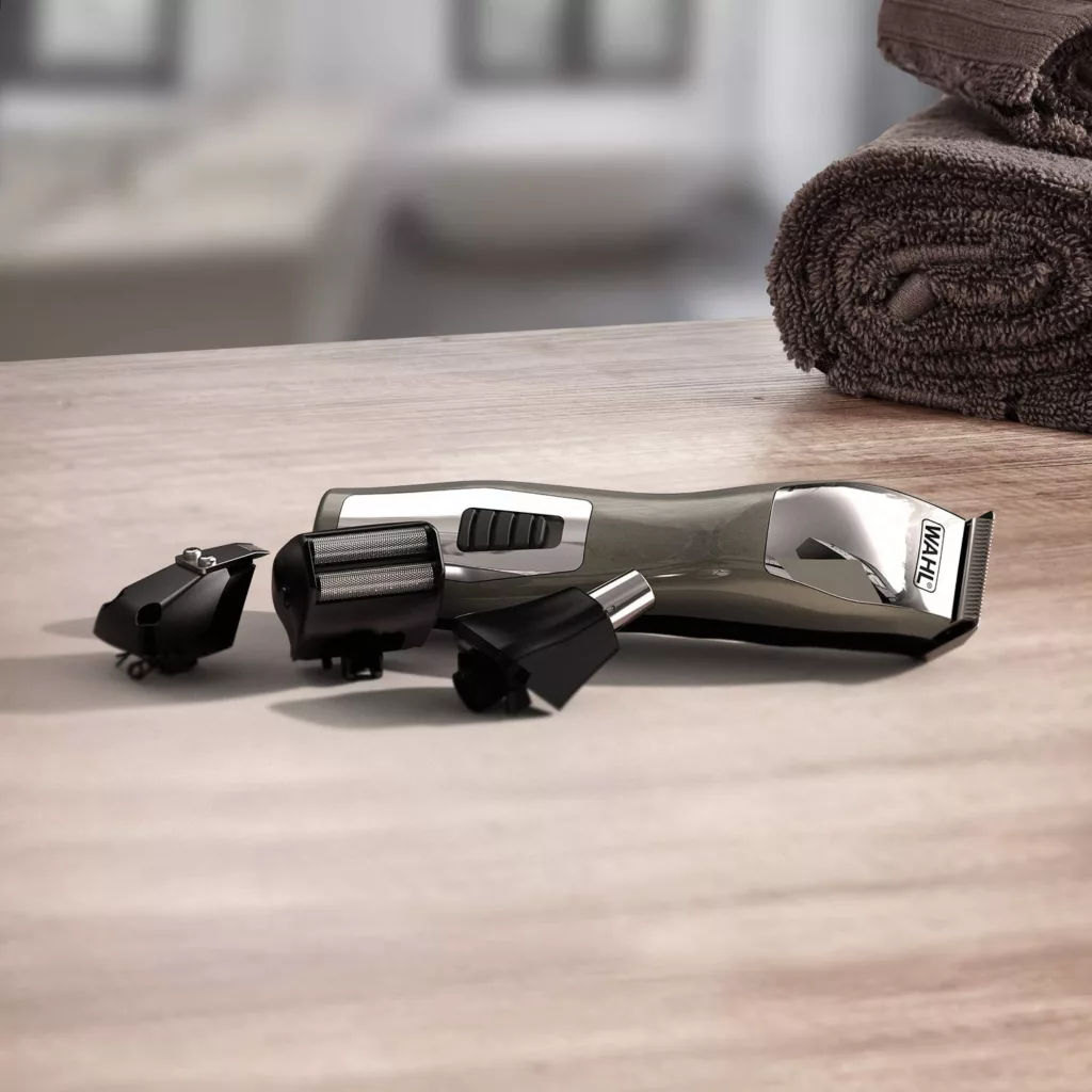 ست ماشین اصلاح موی صورت و بدن وال مدل Chromium 11-in-1 Multigroomer