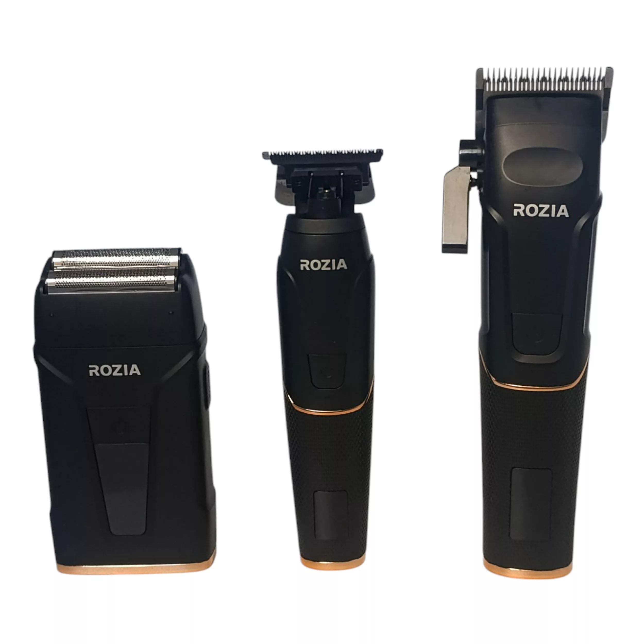 ماشین اصلاح موی سر و صورت شارژی روزیا پرو مدل HT9543 مجموعه 3 عددی