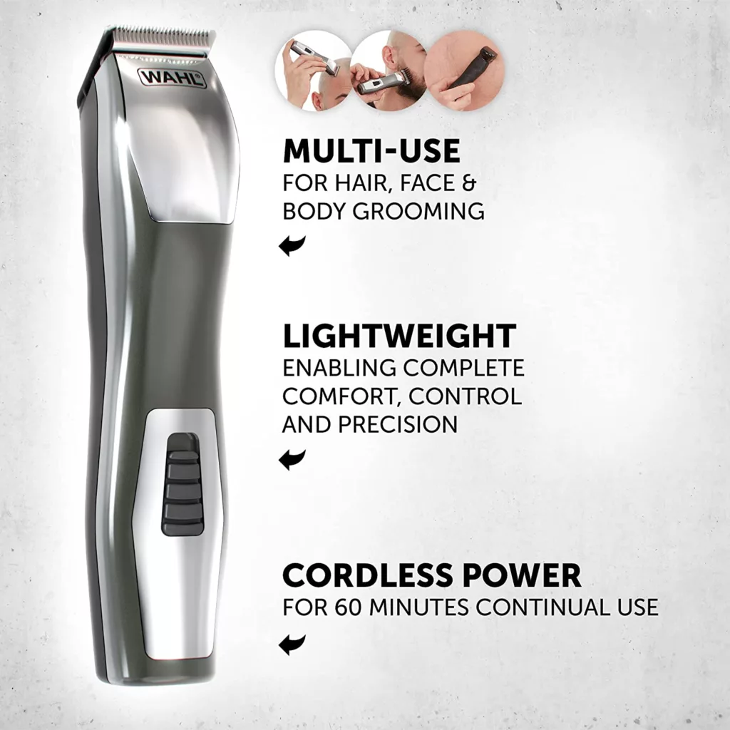 ست ماشین اصلاح موی صورت و بدن وال مدل Chromium 11-in-1 Multigroomer