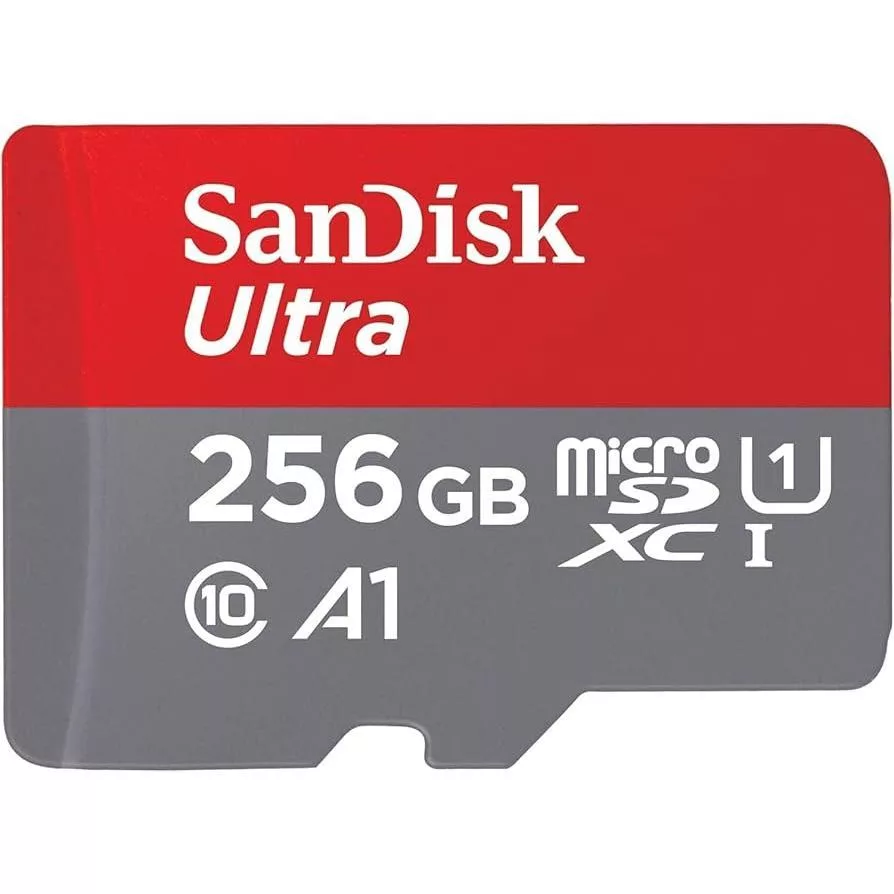 کارت حافظه microSDXC سن دیسک مدل Ultra A1 کلاس 10 استاندارد UHS-I سرعت 150MBps ظرفیت 256 گیگابایت