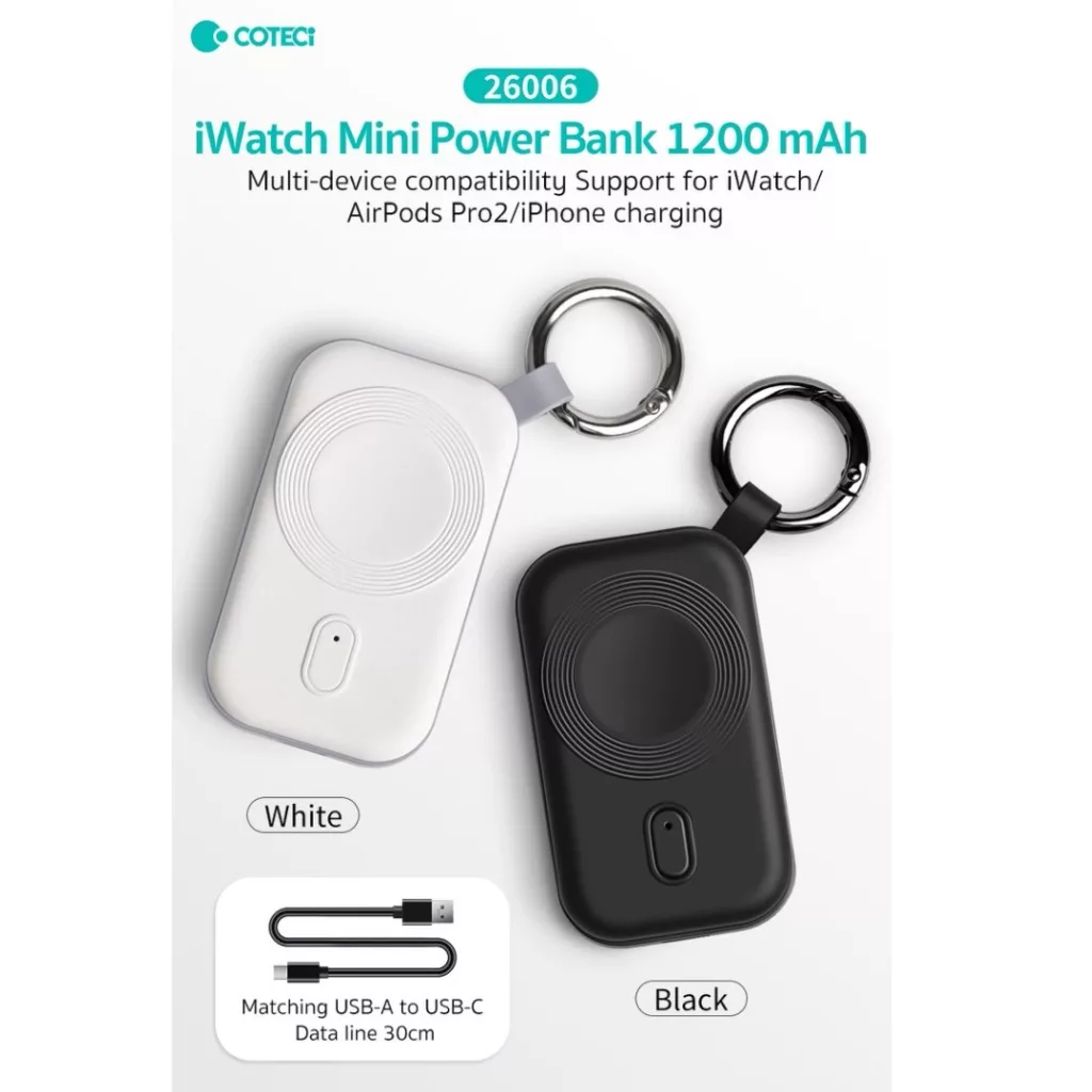 پاور بانک کوتتسی مدل 26006 ظرفیت 1200 میلی آمپر ساعت