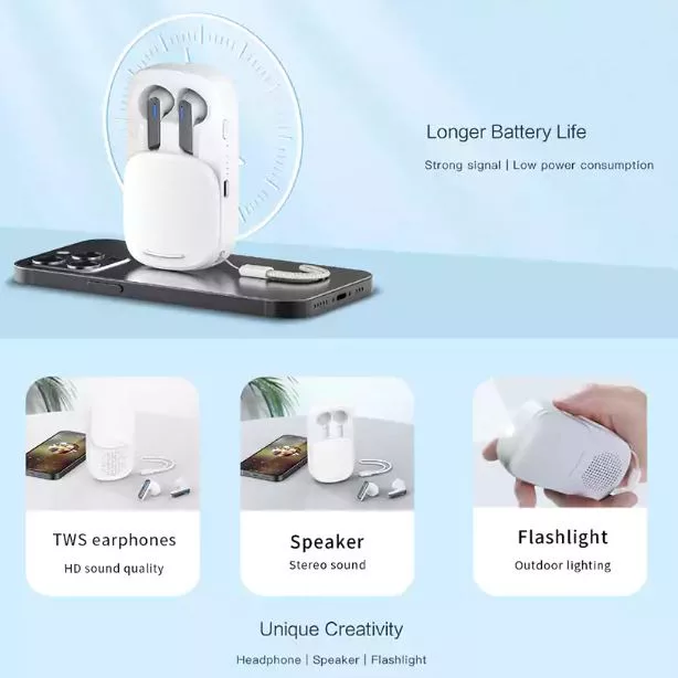 اسپیکر بلوتوثی قابل حمل مدل 3in1