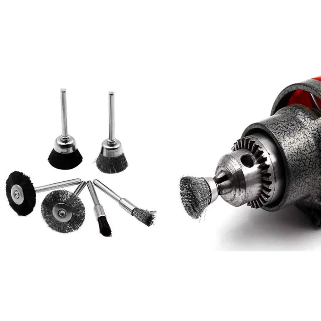 فرچه و سنگ مینیاتوری بلید کات مدل jt-12 مجموعه 12 عددی