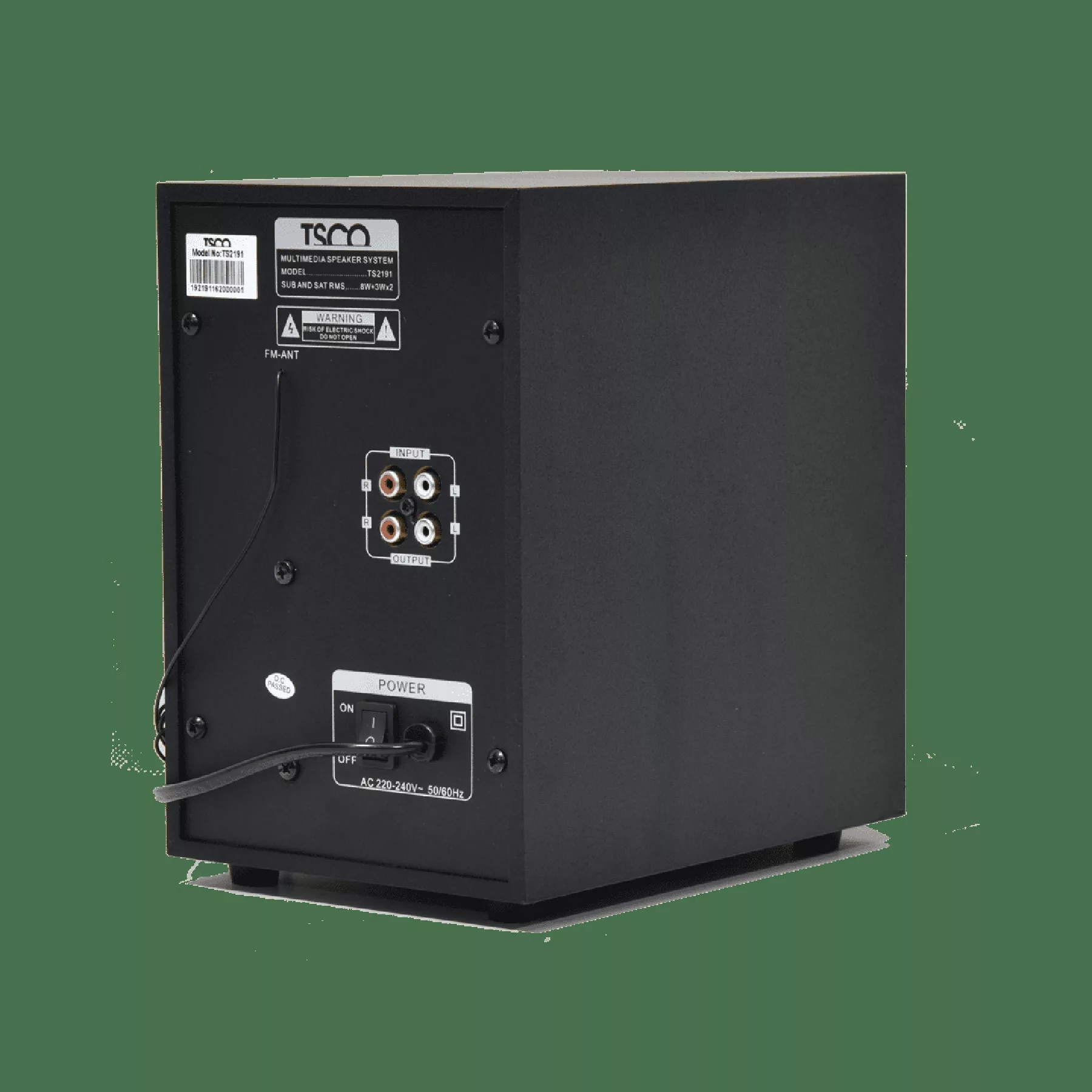 اسپیکر دسکتاپ تسکو مدل TS 2191