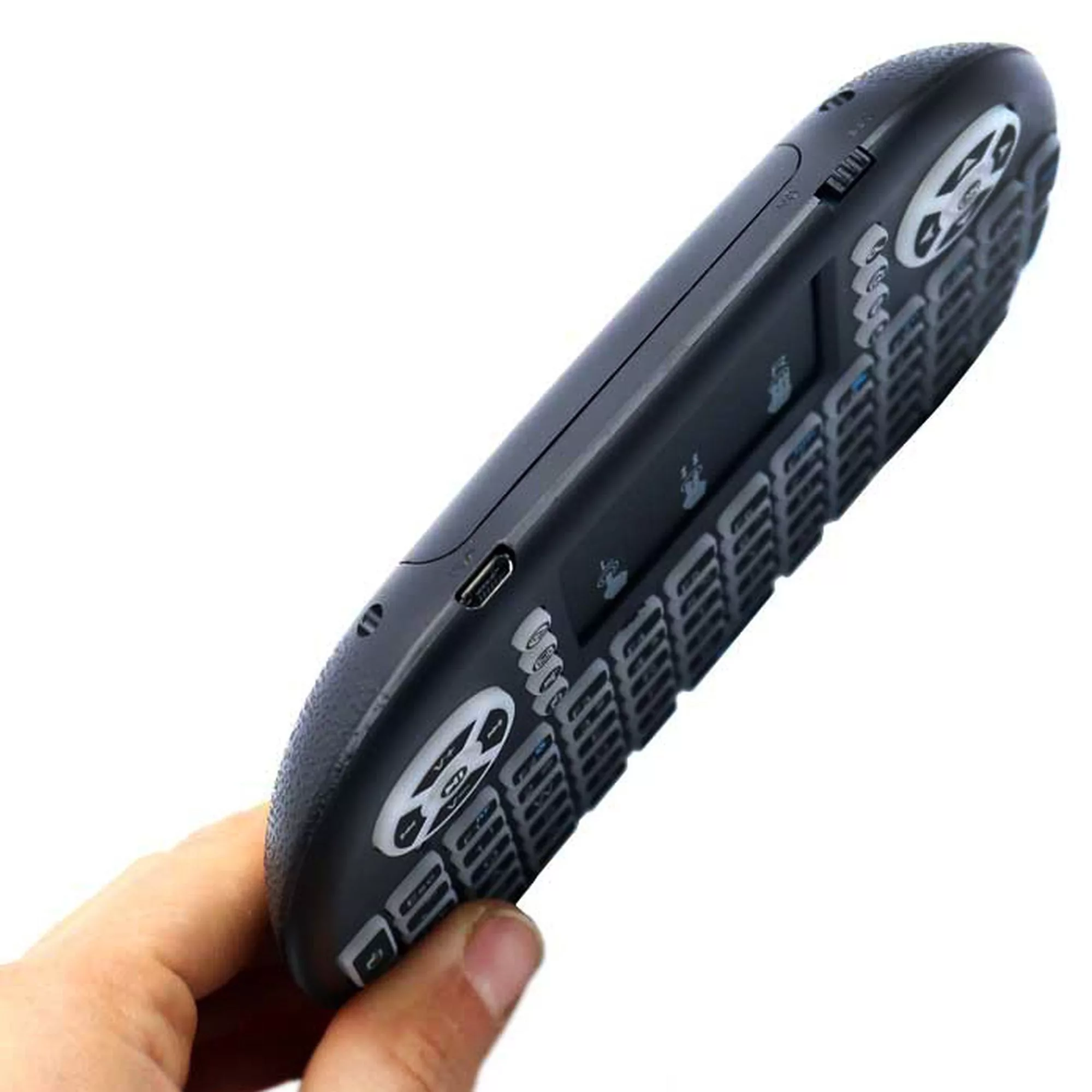 مینی کیبورد بی سیم مدل i8 Backlit، دارای تاچ پد، دارای نورپردازی تک رنگ