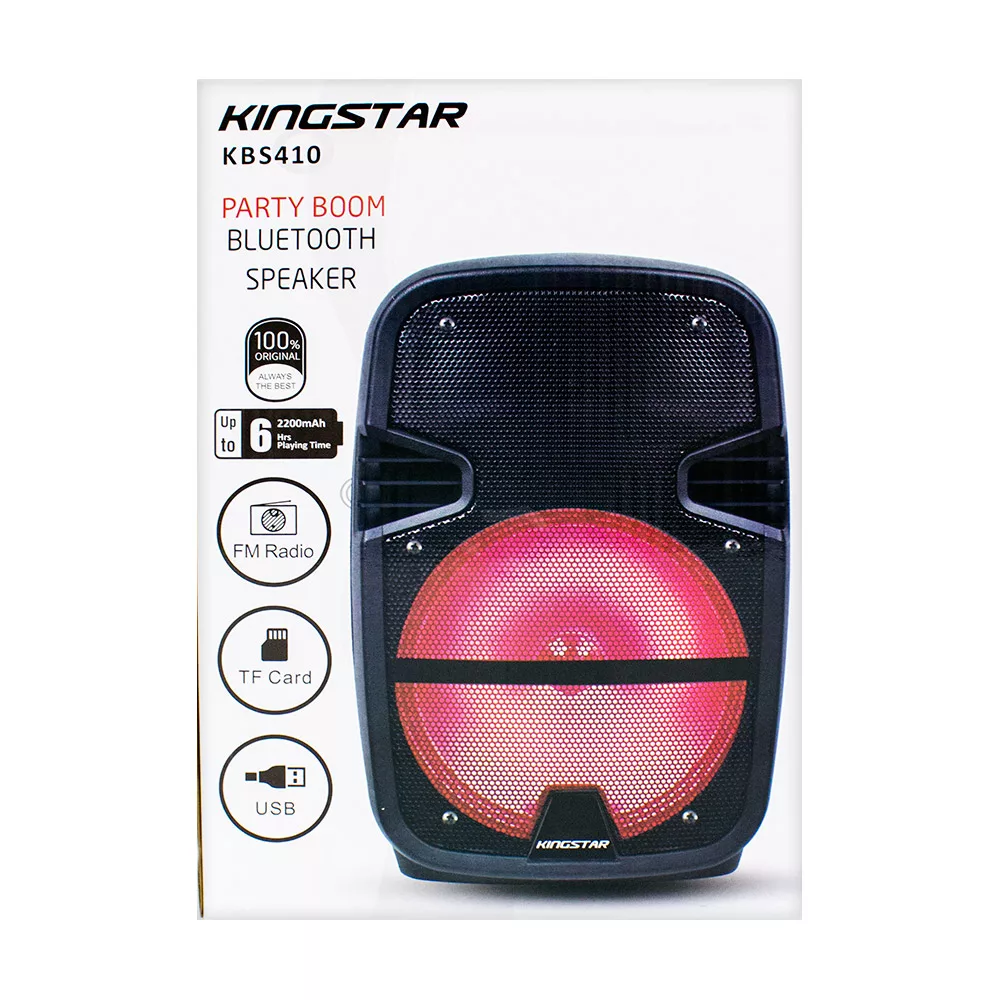 اسپیکر بلوتوثی قابل حمل کینگ استار مدل KBS410