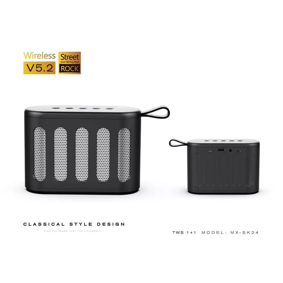 اسپیکر بلوتوثی قابل حمل موکسوم مدل MX-SK24