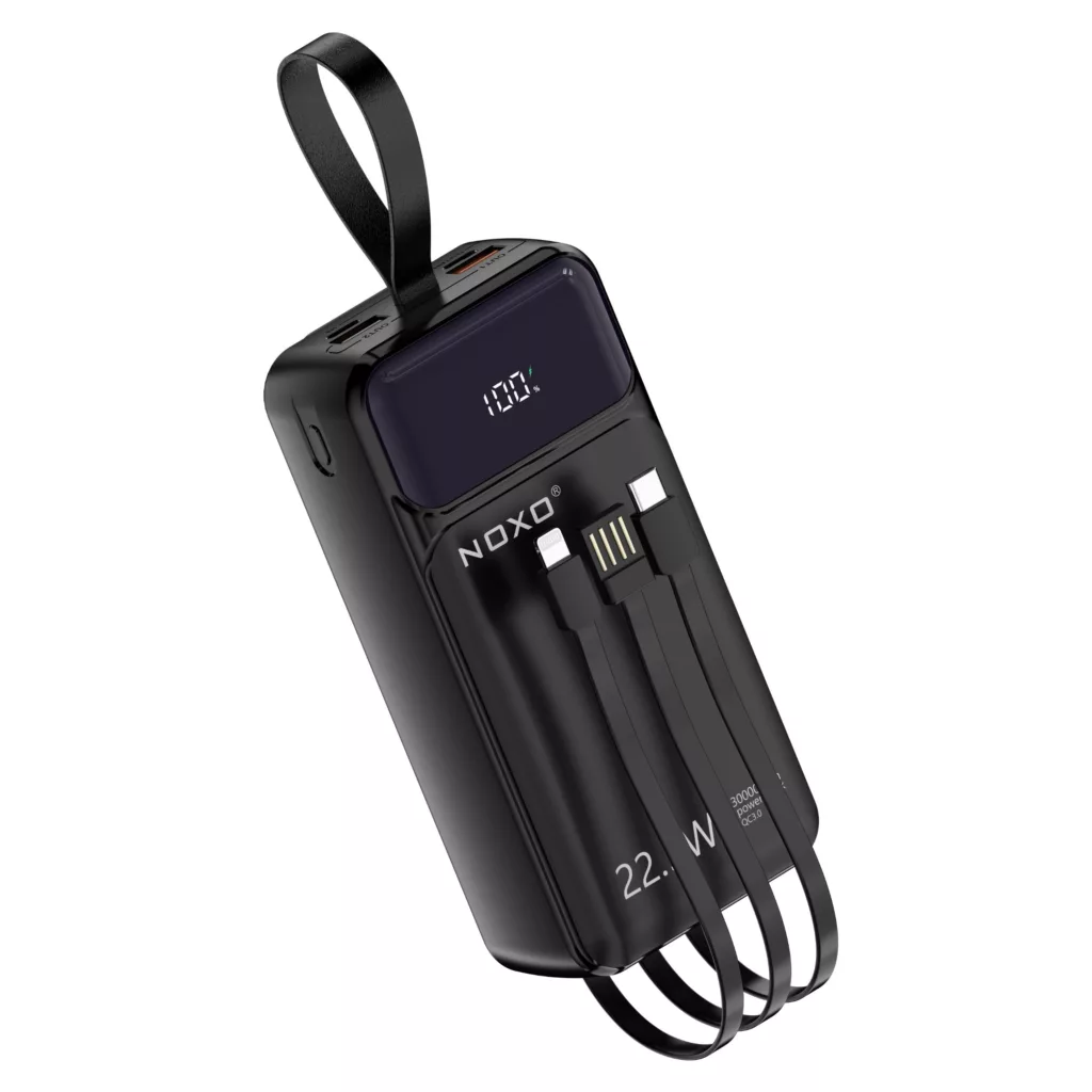 پاوربانک نوکسو مدل PN-3 ظرفیت 30 هزار میلی آمپر ساعت