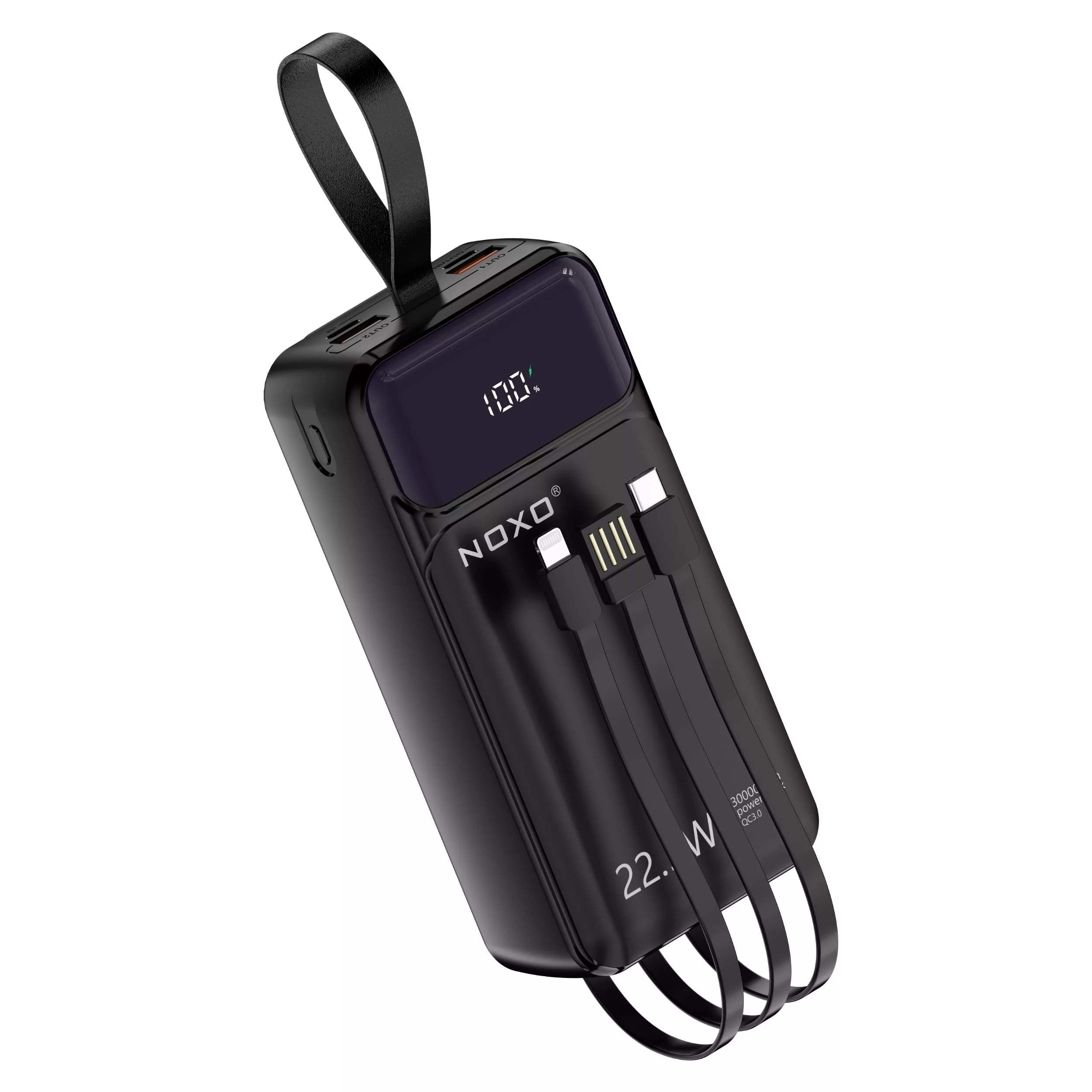 پاوربانک نوکسو مدل PN-3 ظرفیت 30 هزار میلی آمپر ساعت