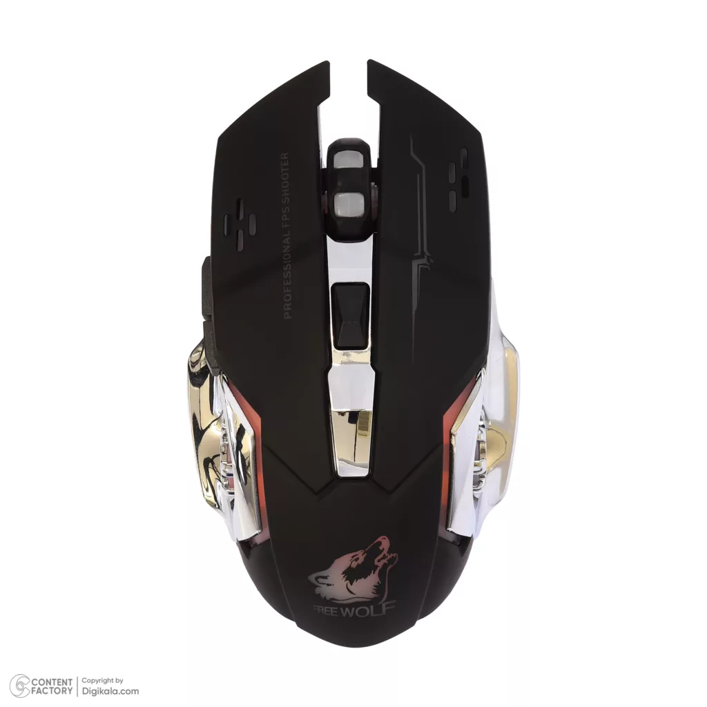 ماوس بی سیم مخصوص بازی فری ولف مدل X8