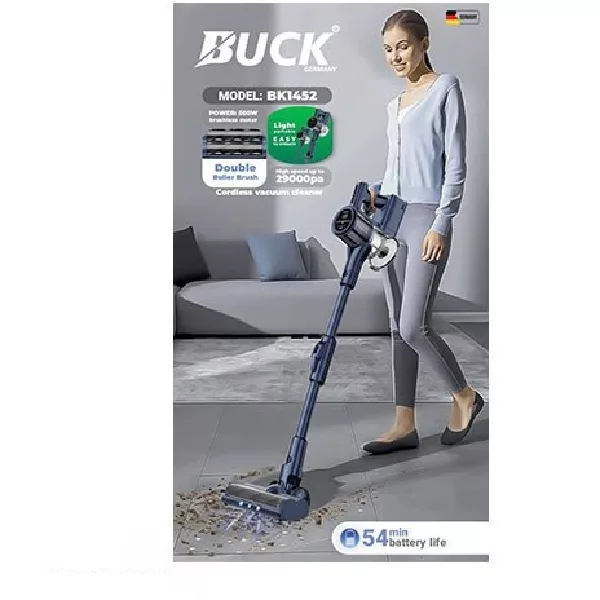 جارو شارژی عصایی باک مدل BK1452