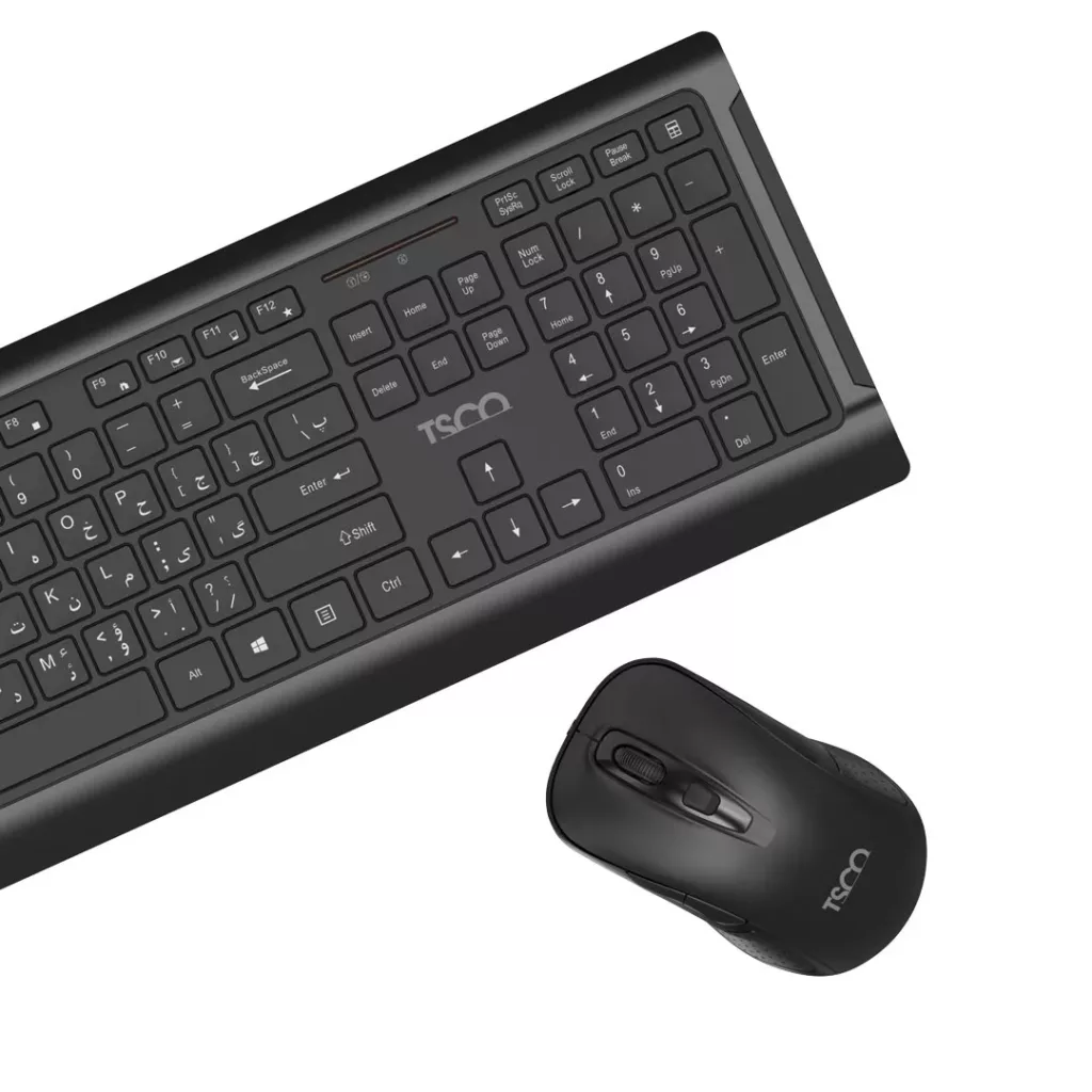 کیبورد و ماوس بی سیم تسکو مدل TKM 7023W