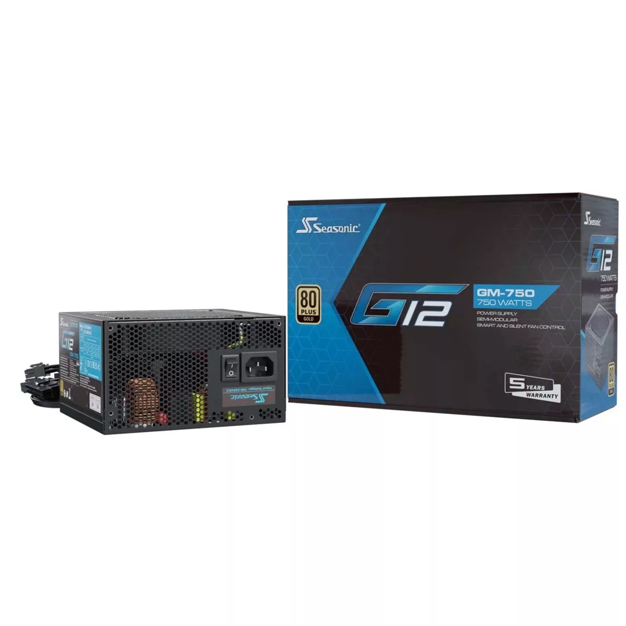 منبع تغذیه کامپیوتر 750 وات سی سونیک مدل G12 GM Gold منبع تغذیه کامپیوتر 750 وات سی سونیک مدل G12 GM Gold