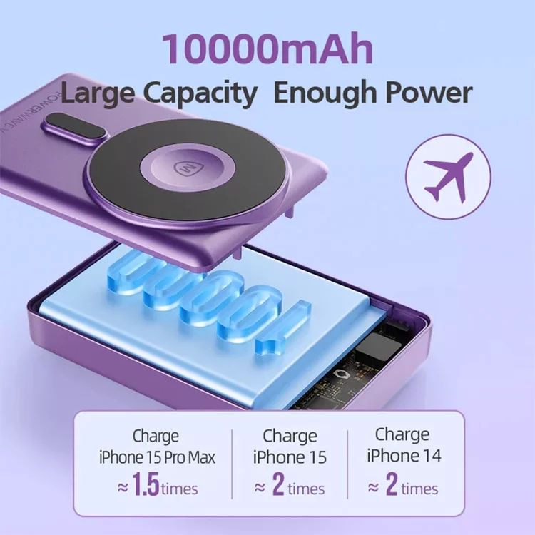 پاوربانک میکرو پک مدل WPB-310 ظرفیت 10000 میلی آمپر ساعت