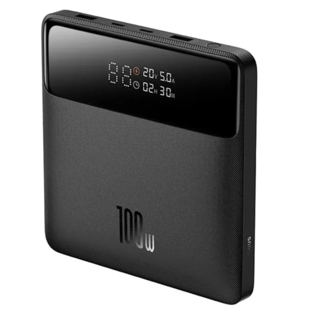 پاوربانک بیسوس مدل Blade HD Edition 100W  ظرفیت 20000 میلی آمپر ساعت