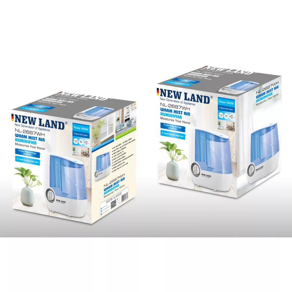 دستگاه بخور گرم نیولند مدل NL-2687WH