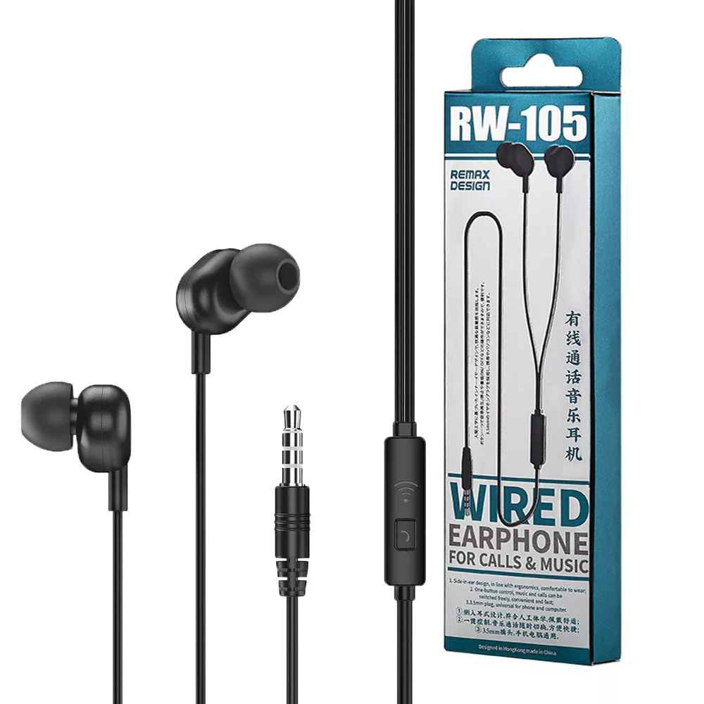 هندزفری ریمکس مدل Wired Music-Call 105