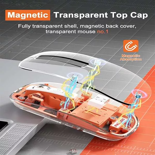 ماوس بیسیم بلوتوثی ایفماوس مدل آکواریومی